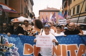 Piero Montana al GayPride di Bologna 2008
