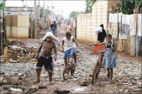 nella foto una favelas brasiliana