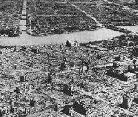 Hiroshima dopo il bombardamento atomico del 6 agosto 1945