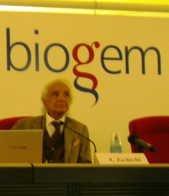 Zichichi alla Biogem di Ariano