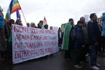 Foto della manifestazione del 19/02/2012 organizzata a Roma dal CNS
