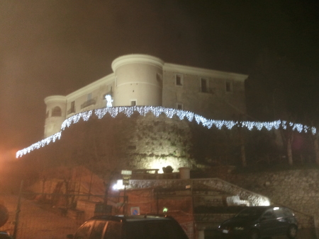 Castello di Gesualdo illuminato
