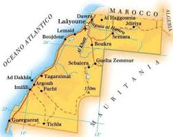 La cartina del shahara