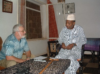 Joseph Kizerbo con Padre Venanzio Milani