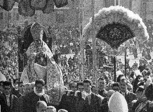 11 ottobre 2002, Papa Giovanni XXIII si avvia all'apertura del Concilio Vaticano II