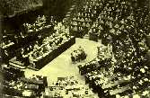 Un'immagine dell'assemblea costituente