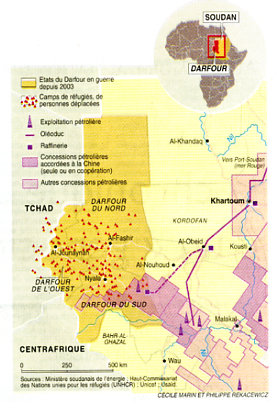 Modificazione dei confini interni in funzione del petrolio