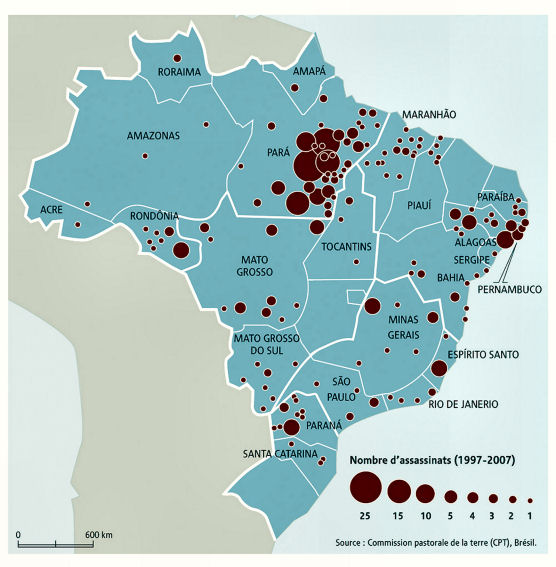 Assassinare per appropriarsi della terra