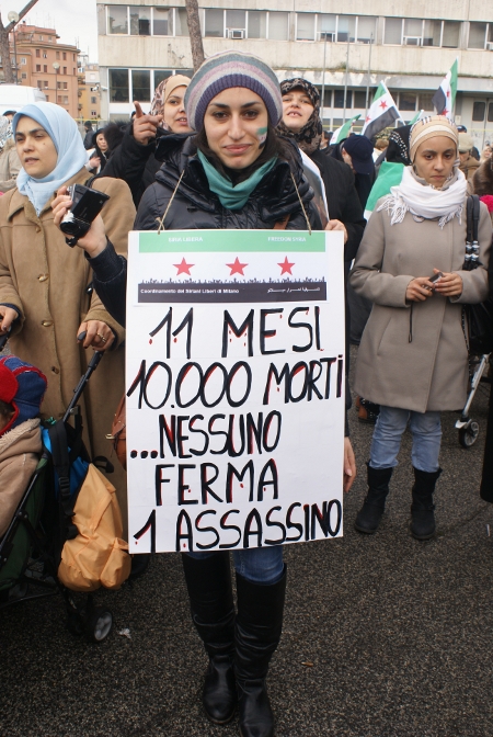 Foto della manifestazione del 19/02/2012 organizzata a Roma dal CNS