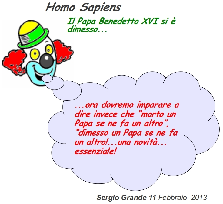 Novità essenziale, di Sergio Grande