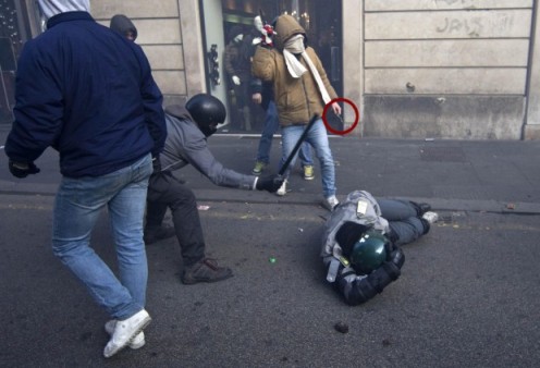 Roma, 14 dicembre 2010, polizziotto provocatore?