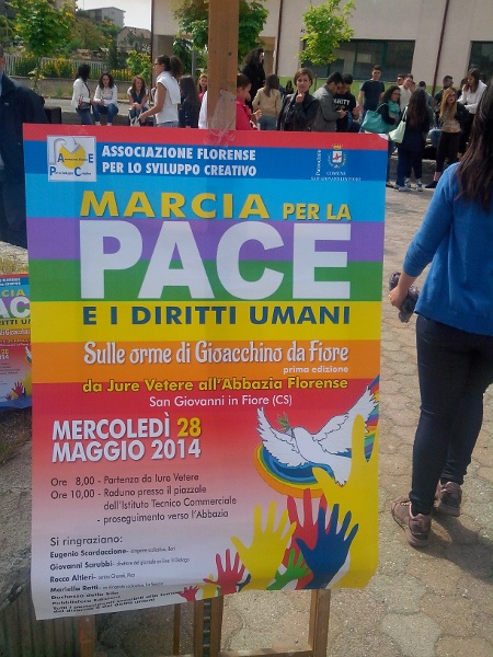 San Giovanni in Fiore 28 maggio 2014 Prima Marcia per la pace e i diritti umani